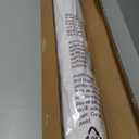 UNISHADES no Drill Cordless Roman Shades for Windows, 34" W 64" H - Light Filtering - Linen - White