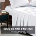 FreshCulture King Flat Sheets Only 2 Pack - Hotel Quality Flat Bed Sheets - Brushed Microfiber - Ultra Soft & Breathable - Wrinkle-Free - Easy Care - Flat Sheets Only King Size (White)