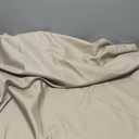 Round Table Cloth, Waterproof Decorative Fabric Anti-Scratch Texture Round Tablecloth Cover for Dining, Kitchen & Outdoor Table, Beige