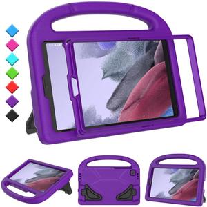 Kids Case for Samsung Galaxy Tab A7 Lite 8.7" Tablet, Built-in Screen Protector, Shockproof Handle Stand Protective Case for Samsung Galaxy Tab A7 8.7 inch 2021(SM-T220 / T225 / T227), Purple