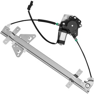 Rear Passenger Side Power Window Regulator with Motor (2 Pins) Fit for 2000-2004 Dodge Dakota (Crew Cab Only Cable Operated), 1998-2003 Durango, 741-599