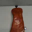 Craftsman Golf Premium Leather Brown Blade Mallet Putter Cover Driver Fairway Wood Headcover Cover Magnetic Closure