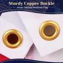 American Flag 3x5 Outdoor,3x5 American Flag,Durable USA Flag Outdoor Outside,US Flags High Wind with Embroidered Stars, Sewn Stripes, Brass Grommets.