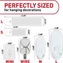 Command Clear Variety Pack, Including 8 Pairs of Picture Hangers, 4 Clear Wire Hooks and 11 Wall Hook for Hanging Home Decor, Damage-Free Hanging Up to 19 Items with Command Strips