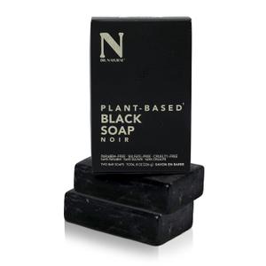 Dr. Natural Black Bar Soap - Gentle Moisturizing Soap Bar - Anti Acne and Blemishes - Moisturizing, Pore Cleanser - Natural African Body Wash - 2 pcs (8 Ounce (Pack of 2))