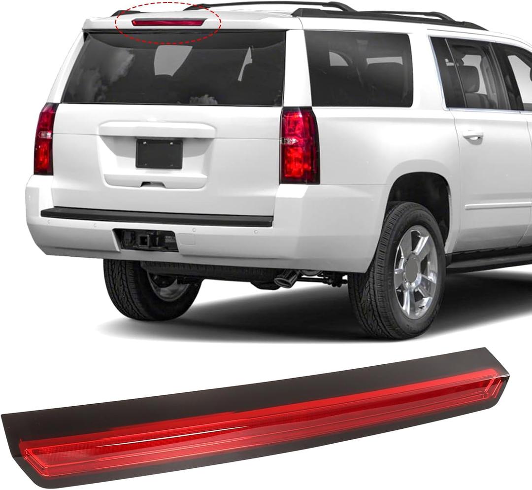 923-116 3rd Brake Light LED High Mount Stop Light Compatible with 2015-2020 Chevy Tahoe 2015-2020 Chevy Suburban 2016-2019 Suburban 3500HD Replace 22783104 Third Brake Light