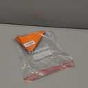 Meetppy 3 Pack Orange and Navy Blue Double Sided Paper Glitter Pennant Banner Paper Triangle Flags Bunting Hanging Decoration for Graduation Birthday Baby Shower