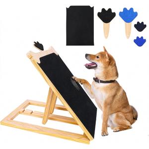 Dog Scratch Board for Nails, Adjustable Nail Filing Board with Mini Handheld Scratch Pad, Dog Nail File Alternative to Clippers and Grinders, Stress-Free At-Home Nail Care
