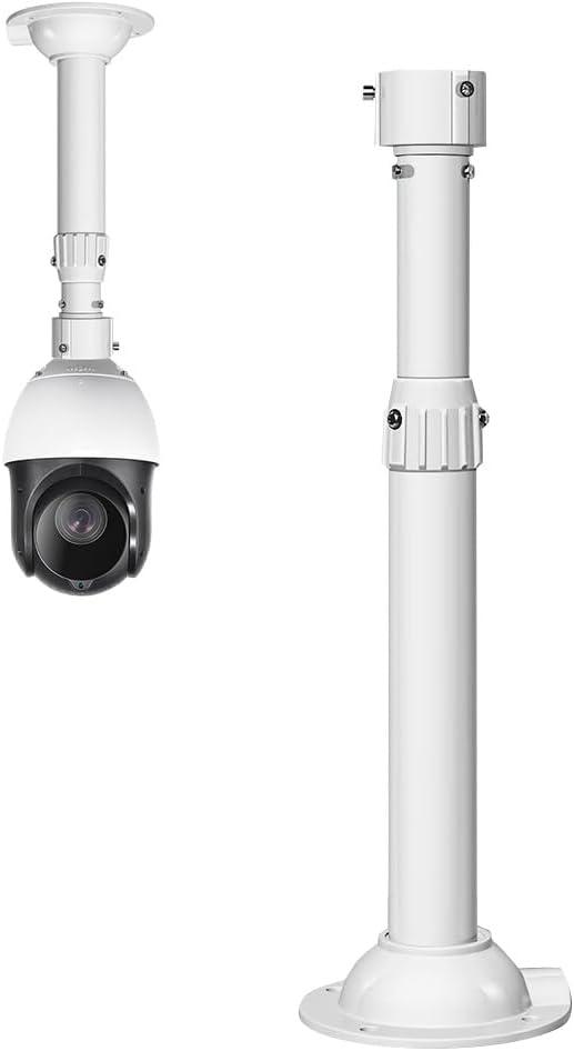 Security Camera PTZ Mount Bracket, Dome PTZ Camera Mount Universal Camera Wall Mounting Bracket for CCTV Security Camera/IP Camera, I Type Telescopic Adjustable (27.7-46.8 inch)