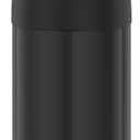 THERMOS FUNTAINER Water Bottle with Straw - 12 Ounce - Kids Stainless Steel Vacuum Insulated Water Bottle with Lid, Black : Sports & Outdoors