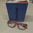 BLOEXCLU 6 Pack Reading Glasses for Men Sports Style Blue Light Blocking Readers with Spring Hinge Women Eyeglasses 2.25