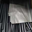 Calmootey Portable Closet Organizers, Clothing Storage, Wardrobe with 6 Shelves and Hanging Rod, Non-Woven Fabric Cover with 4 Side Pockets, Black