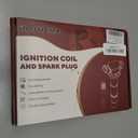 Ignition Coils UF670 & Iridium Spark Plug Set Compatible with Ford Focus Edge Escape Explorer Taurus EcoSport/Jaguar F-Pace XE XF/Lincoln MKC MKT MKZ, Replace Part DG546 5C1873, 4 Pack