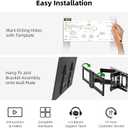Full Motion TV Wall Mount for Most 37"-84" Flat Screen TV, Swivel or Tilt TV Wall Bracket with Dual Articulating Arms, for 12"-16" Wood Studs, Max VESA 600x400mm, Load 120 lbs by USX MOUNT