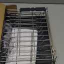 SNTD Dish Drying Rack - Extendable Dish Rack, Large Sink Drying Dish Drainer for Kitchen Counter, Stainless Steel Dish Strainer with Utensil Holder (Silver)