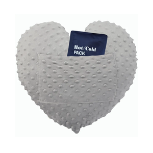 Heart Surgery Pillow for Open Heart Surgery After Bypass Coughing with Pocket Comfort Cushion Recovery Gifts Women Men Patients Minky Dot Light Gray
