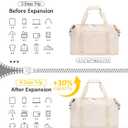 Expandable Travel Duffle Bags Weekender Overnight Bags for Women Men Hospital Bag for Women Labor Delivery with Toiletry Bag Waterproof
