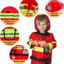 Liberry Fireman Costume for Kids 3 4 5 Years Old, Firefighter Tools with Fire Extinguisher, Pretend Play Toy Gift for Toddler Boys & Girls, 9pcs