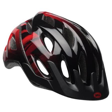Cadence Throttle Black And Red Youth Bicycle Helmet
