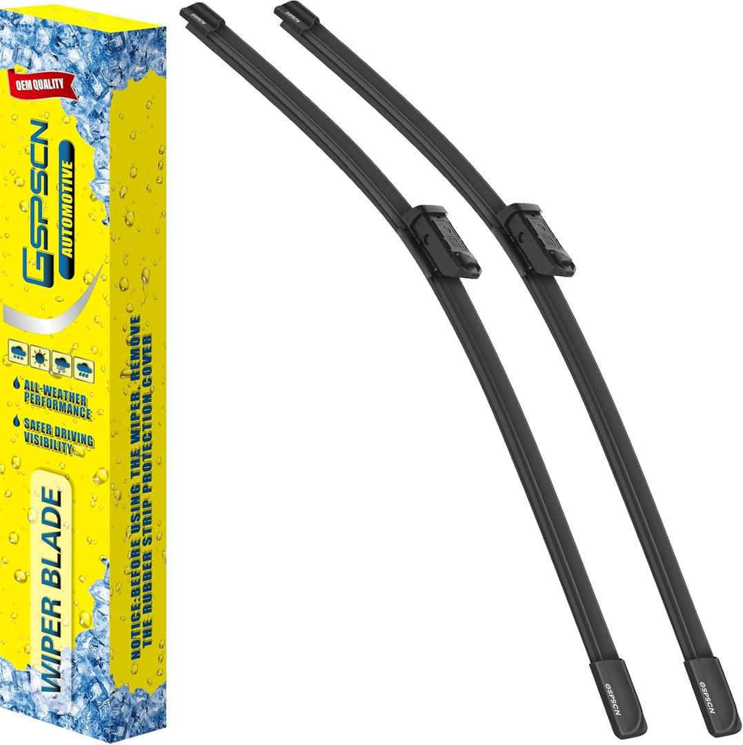 GSPSCN 2 Wipers For GMC Sierra 19-15Yukon 2024-2021 /Chevy Silverado series 2019-2014Suburban Tahoe 24-21 /Cadillac Escalade 24-21Original Equipment Windshield Wiper Blades 22"+22"