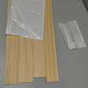 Nianfeng Tiered Spice Rack, 3-Tier Spice Pantry Kitchen Cabinet Organizer, 12-Inch, Natural Wood Acrylic Stair Riser Stand, Countertop Seasoning Shelf