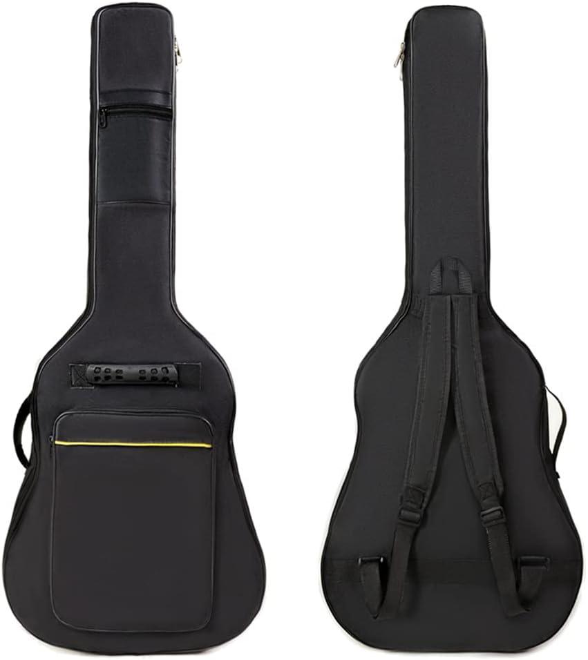 Evil Hair 36 Inch Acoustic Guitar Gig Bag Waterproof Dual Adjustable Shoulder Strap 5mm Padding Backpack with Accessories -For 36" Acoustic Classic Guitar