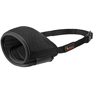 HEELE Dog Muzzle,Soft Nylon Muzzle Anti Biting Barking Chewing,Air Mesh Breathable Drinkable Adjustable Loop Pets Muzzle for Small Medium Large Dogs 4 Colors 4 Sizes XS