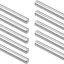 TOP-VIGOR 10Pcs 5mm x 30mm Dowel Pin Shelf Support Pegs, 304 Stainless Steel Cylindrical Shelf Support Pin Fasten Elements Silver Tone