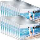Handepo Acrylic Picture Frame Bulk Clear Acrylic Photo Frame Magnetic Desktop Display Double Sided 20 mm Thickness Freestanding for Bedroom Living Room Home Office(5 x 7)