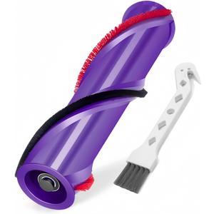 Replacement Brush Roller for Dyson V8 Cordless Vacuum Cleaner, Brush Bar Assembly Compared to Part 967485-01 (4 Prong Drives & No Screw)