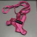 SlowTon No Pull Dog Harness - Heavy Duty Dog Harness and Leash Set for Medium Large Dogs, Reflective Tactical Harness with Soft Padded and Front Clip for Easy Walk and Training (Fuchsia S)