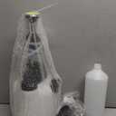 3L Brake Bleeding Kit with Pressure Gauge, Efficient Manual Vacuum Pump System for Brake and Clutch Fluid Change, Complete Set with Adapters (White Tank)