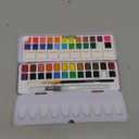 ARTISTRO Watercolor Paint Set 24 Colors, Travel Watercolor Set in Portable Box, Mini Water Colors Paint for Artists, Beginners, Amateur Hobbyists (Multicolor)