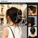 Hair Clips For Women, 5-Inch Matte Matte Claw Clips For Thick Hair and Thin Hair, Strong Hair Grabbing Ability and Stylish Appearance