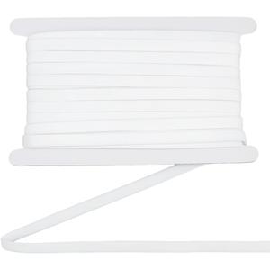 MAYJOYDIY 10.94 Yards White Bra Strap Elastic Trim 3/8 inch Plush Nylon Bra Elastic Strap Shoulder Strap Trim for Bra Straps Lingerie Making Underwear Craft Sewing