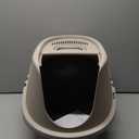 Amazon Basics No-Mess Hooded Cat Litter Box, Standard, Multicolor, 21 in x 16 in x 15 in