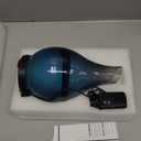 MAXWINER Essential Oil Diffusers Handmade Art Glass Ultrasonic Aromatherapy Diffusers with 7 Colors Lights Changing, Waterless Auto Shut-Off, Time Setting for Home, Office, Room 120ml (Ink)