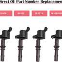 Ignition Coils Fits for Ford F150 F250 Expedition Lincoln Navigator 2008 2009 2010 2011 2012 2013 2014 Coil Packs 4.6 5.4 V8 Replaces DG521 FD509, 8L3Z12029A, Set of 8