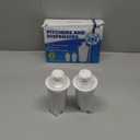 Water Filter Replacement Compatible with Brita Water Pitchers and Dispensers, by DESENRUIS for Classic 35557, OB03, Mavea 107007, Reduce Chlorine and Bad Taste, BPA free, Pack of 2