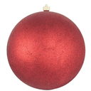 Christmas  - 300mm/12" Shatterproof Ornament, Red Glitter [1 Piece]
