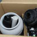 10 Inch Pool Sand Filter Pump for Above Ground Pools, 2220 GPH 1/4 HP Filtration System with 6-Way Valve, 30 lb Tank, Hose Adapters, 115V