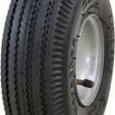 Marathon 20011 Pneumatic 4.10/3.50-4 Tire and Wheel Assembly, Replacement Hand Truck and Utility Tire