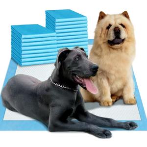 Boscute Enormous Size 54"x37" Pee Pads for Large Dogs, Heavy Absorbent Quick Dry Disposable Puppy Pee Pads, Thicken Strong Leak-Proof Backing Disposable Dog Pads