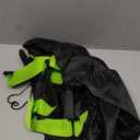 Booster Seat Travel Bag for Airplane Durable Backless Car Seat Bags Cover for Foldable Waterproof Airport Check Backpack with Padded Shoulder Straps(Black)