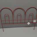 Garden Fence Panels 14" x 18" 17pcs, Red