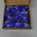 Yilloog 12 Pack Rose Hair Clip Flower 2.8'' Hairpin Floral Brooch Floral Hairclips Mexican Flowers Hairpin Party Supplies for Women Rose Hair Accessories Wedding Pack(Royal Blue)