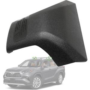 Roof Rack Cover Front Right Side Compatible with Toyota Highlander Xle Platinum 2020-2024 Roof Rack Rail Cover End Cap Roof Luggage Cargo Exterior Shell Trim #PT767-48200-CVRF