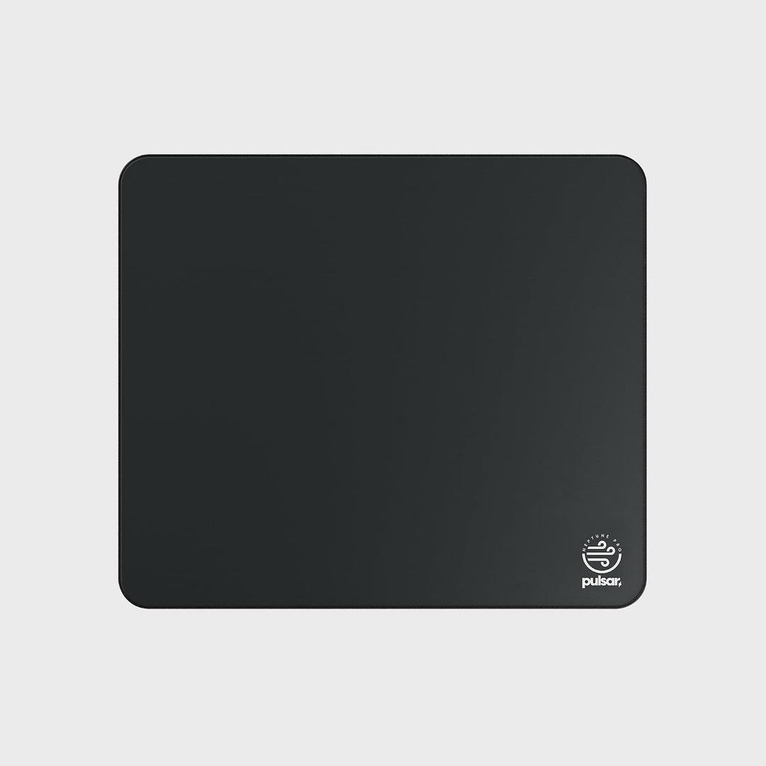 Pulsar Gaming Gears Esports Neptune Pro Gaming Mousepad Low-Resistance Speed Surface for Fast Glide & Fluid Aiming (X-Large, Soft, Jet Black)