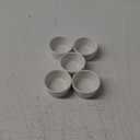 DOWAN Dipping Bowls 1.5 oz, Sauce Cups Mini Ramekins, Tiny Ramekin Porcelain Souffle Dish, Dessert Cups Small Bowls Condiment Cups for Charcuterie Board, Microwave & Oven Safe, Set of 5, Soft White