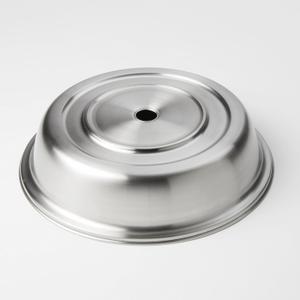 American Metalcraft PC1025S Round Stainless Steel Plate Cover, Standard or English-Style Foot, 10" - 10.25"